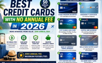 Best Credit Cards With No Annual Fee in 2026