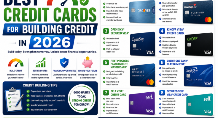 Best Credit Cards for Building Credit in 2026