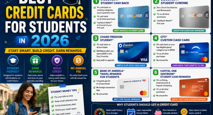 Best Credit Cards for Students in 2026